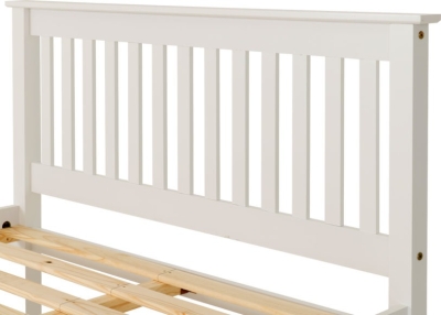 Image: 6931 - Monaco Double Bed High - White